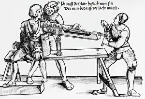 Restraining: Restraining a shoulder, 1528