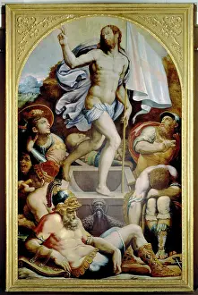 Pinacoteca: Resurrection, painting by Giorgio Vasari