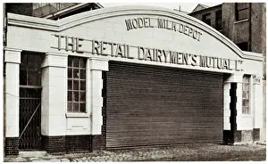 Shutter: Retail Dairymen's Mutual Ltd, Paddington, West London