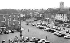 Retford: Retford, Market Place c1955
