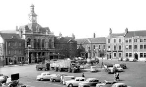 Retford: Retford, Market Place c1955