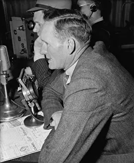 Major League: Retired baseball star Walter Johnson calling the