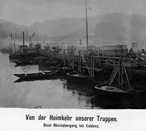 Koblenz: Retreat and return of the front-line troops, 1918