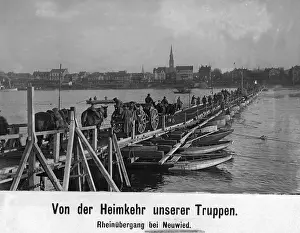 Neuwied: Retreat and return of the front-line troops, 1918