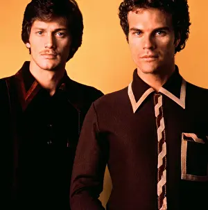 Funky: Retro Male models in brown