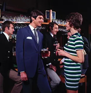 Sk-images: Retro People drinking in a public house