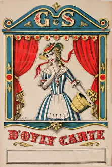 Nov16: Retro poster, Gilbert & Sullivan, D'Oyly Carte