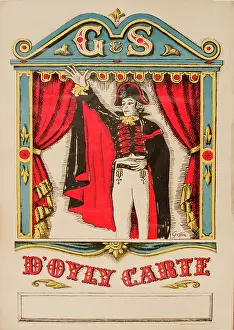 Nov16: Retro poster, Gilbert & Sullivan, D'Oyly Carte