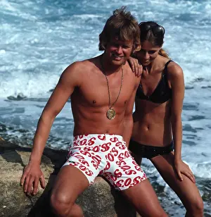 Retro swimsuit models