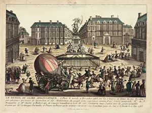 Tuileries: Return of a balloon, Paris