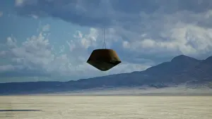 Descent: Return Capsule Touching Down
