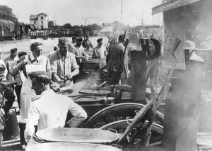 Bourgogne: Return of French refugees, 1940