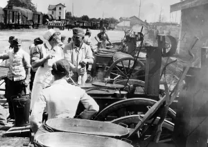 Bourgogne: Return of French refugees, 1940