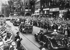 Lots: Return of the German Olympic medalists in Munich, 1936