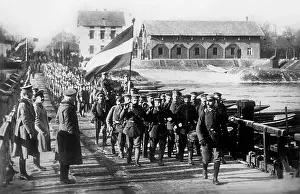 Retreating: Return of German troops, 1918