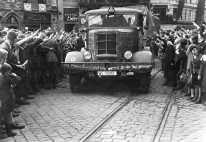 Liberec: Return of the German troops from the Polish Campaign, 1939
