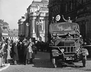 Reichenberg: Return of the German troops from the Polish Campaign, 1939