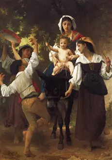 Bouguereau: Return from the Harvest, by Bouguereau