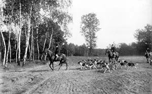 Aristocratic: Return from the hunt, 1913