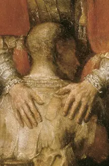 Harmenszoon: Return of the Prodigal Son (detail), by Rembrandt