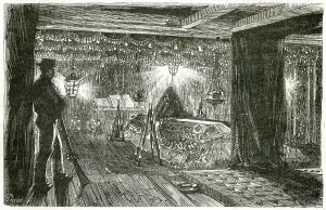 Funerals: Return of the remains of Napoleon I on board ship