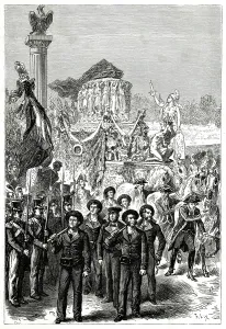 Funerals: Return of the remains of Napoleon I to Paris