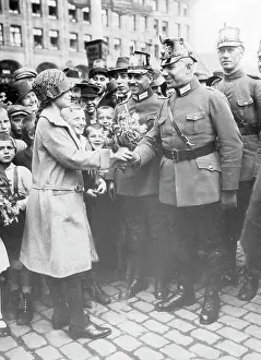 Essen: Return of the Schupo in Essen, 1925