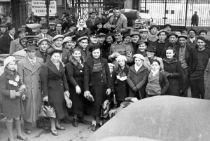 Lest: Return of Slovaks from Paris, 1941