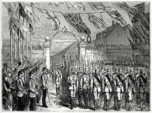 Ashanti: Return of the troops from Ashanti War, West Africa