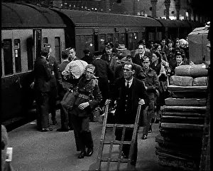 Disembarking: Returning British Soldiers Disembarking From