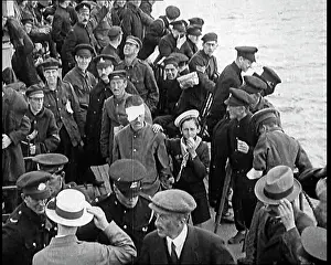 Disembark: Returning British Soldiers Standing On the