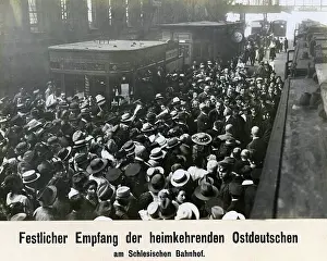 Separation: The returning East Germans are be welcomed