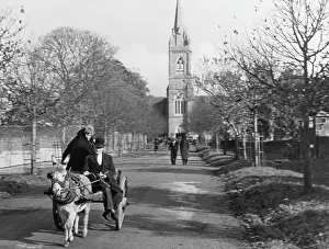 Churchgoers: RETURNING FROM MASS