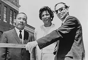 Luther: Rev. Martin Luther King (left), and attorneys