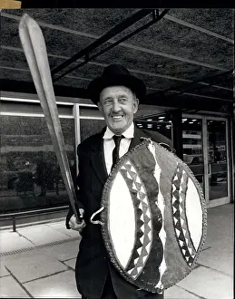 Proctor: Rev Procter VC with Masai shield and sword