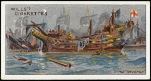 Grenville: REVENGE (cigarette card)