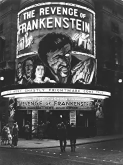 The Revenge of Frankenstein at a cinema