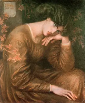Thoughtful: Reverie, by D G Rossetti