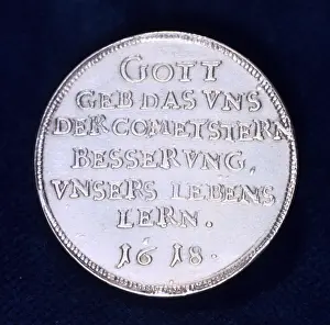 Galileo: Reverse of medal commemorating the brilliant