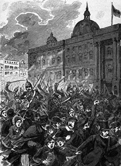 Schlossplatz: Revolution 1848 - 1849