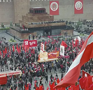 58th: Revolution anniversary Red square demonstration