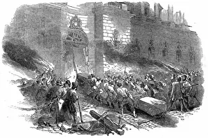 Storming: Revolution in Prussia, March 1848. The crowd