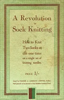 Knitters: A Revolution in Sock Knitting, WW1 Australian leaflet