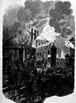 Tollhouse: revolutions 1848 - 1849, Austria, Vienna, destruction