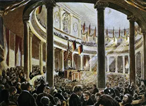 Paulskirche: revolutions 1848 - 1849, Germany, National Assembly