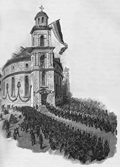 Paulskirche: revolutions 1848 - 1849, Germany, Premilary Parliament