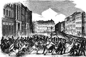 Dispersing: revolutions, Germany, 1848 - 1849, military dispersing