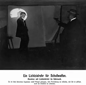 Revolver: Revolver with light target pipe, 1912