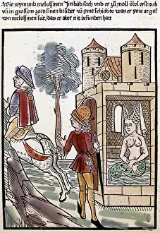 Melusina: Reymund saw Melusines in the bath