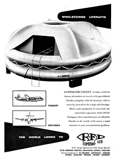 Stowed: RFD Wing Stowed Liferafts